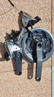 Součástky komponenty na kolo Shimano
