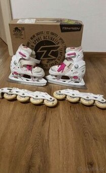 Rostoucí brusle. 2v1. Stélka 20-22,5