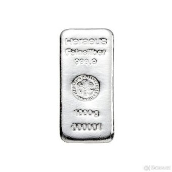 Investiční stříbro - 1000g slitky