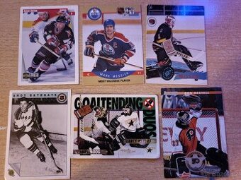 Hokejové kartičky.