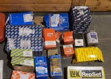 Různé olejové, palivové, hydraulické filtry - nové