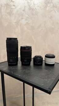Prodám objektivy Canon RF + Extender