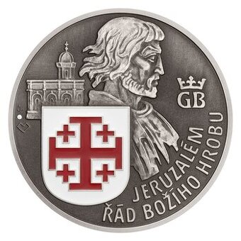 Stříbrná medaile Rytířské řády - Řád Božího hrobu stand