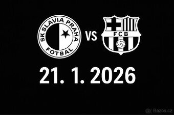 prodám vstupenky SK Slavia Praha - FC Barcelona 21.1.2026