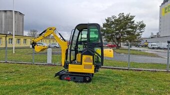 Kabinový minibagr,minibagr,rypadlo,3v kubota