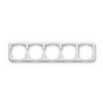 Rámeček ABB Tango pětinásobný horizontální bílá
