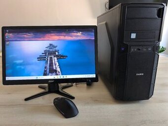 Stolní PC sestava zalman Z1 + monitor