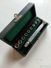 Historická sada nářadí pro jemnou mechaniku - retro