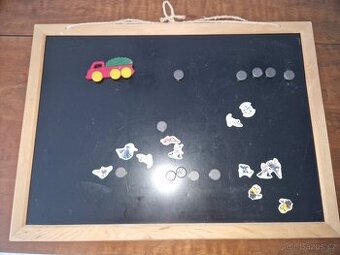 Křídová magnetická tabule, 58 x 42 cm