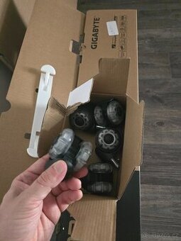 Gumové kolečka na židli