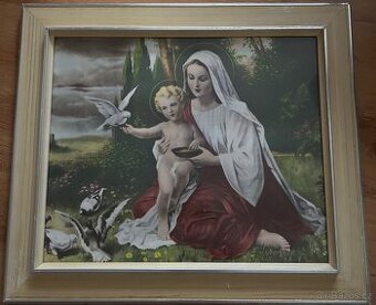 Obraz Panenky Marie a Ježíška