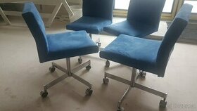 atypické židle otočné na kolečkách - 1