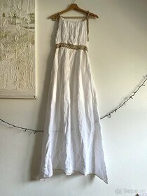 Bavlněné letní dlouhé šaty maxi oversize zara - 1