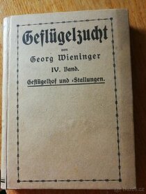 Geflügelzucht - prodám německou knihu