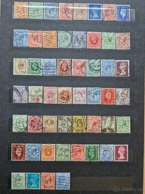 Poštovní známky  - perfiny Anglie.