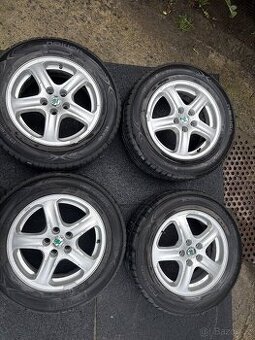 Prodám Org. Alu Škoda R15 5x100 ET 38
