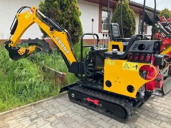 Bagřík, pásový minibagr 730 kg - šířka 70 cm + lžíce 35 cm