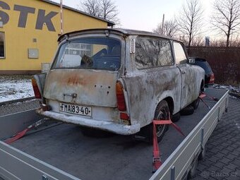 Vrak doklady, TP, EKO zaplaceno, Trabant 601 Kombi, rv. 1972