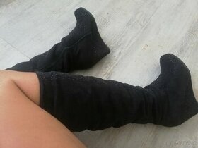 Kozačky na klinku vel. 37