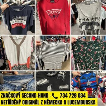značkový second-hand - originál Lucembursko, Německo