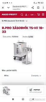 Ohřívač na talíře zásobník až 80 kusů