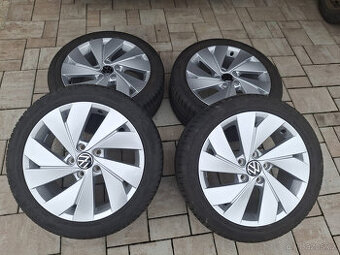 VW sada 4x alu kola 7,5Jx17 H2 + letní pneu Nexen 225/45 R17