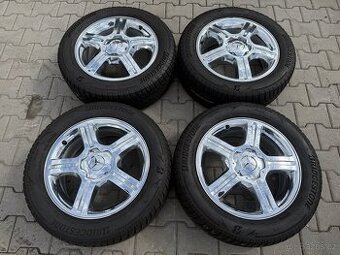 4x al kola 5x112 17 + pneu zimní 225/55 R17 101V