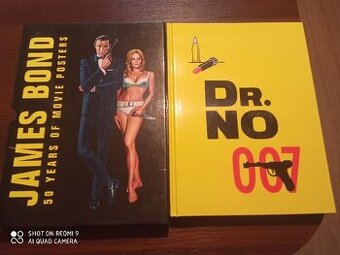 Velká kniha James Bond 007 filmové plakáty za 50let+2 karty - 1