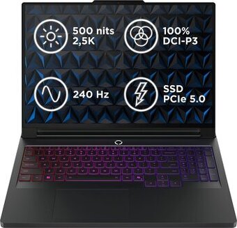 Lenovo Legion Pro 7 16IAX10H Eclipse Black kovový