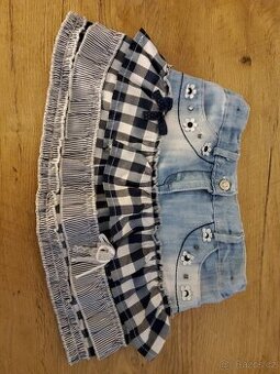 Letní džínová sukně