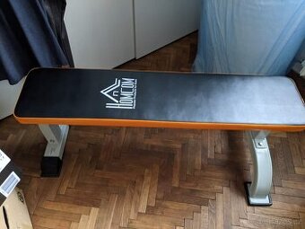HOMCOM flat bench – posilovací lavice (velmi dobrý stav)