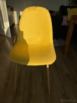 Jídelní židle žlutá