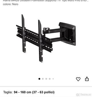 Držák televize 37 - 63 palců, výklopný.