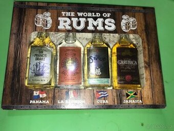 Sada The World of Rums 40ml x 4ks miniatur