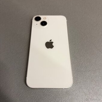 iPhone 13 128GB bílýc pěkný stav, 12 měsíců záruka