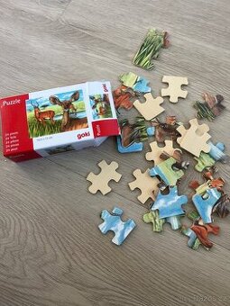 Dřevěné puzzle 24 dílů