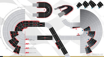 Autodraha Carrera koupim panel klopena zatacka 2/30