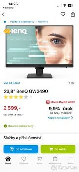 Monitor BenQ GW2490 FullHd