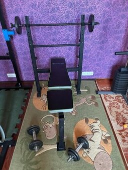 Posilovací lavice na bench press