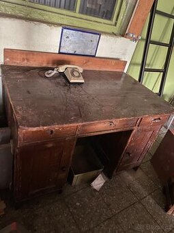 DÍLENSKÝ PRACOVNÍ DŘEVĚNÝ STŮL