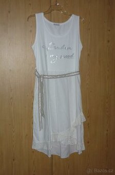 Bílé šaty Moda Italia
