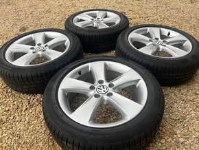 Originální zimní alu VW 205/50R17, Continental 8mm
