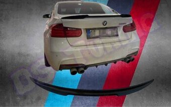 Zadní spoiler na kufr pro BMW F30 M4 Style - Černý Lesk