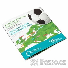 Sada oběžných mincí 2021 ME ve fotbale stand