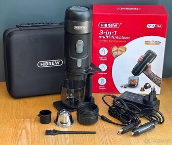 Hibrew H4A Premium cestovní kávovar 3v1, NOVÝ, záruka - 1