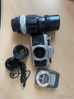 Nikon FM, Nikkor 50/1,8 , Nikkor 200/4, microsix L - 1