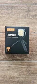 LED světlo na focení a natáčení s mini tripodem Vijim