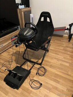Thrustmaster T300 + playseat + Thrustmaster TH8S