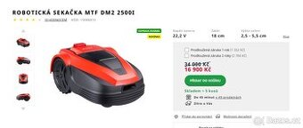 Robotická sekačka MTF DM2 2500i