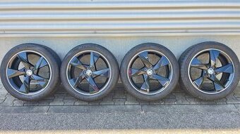 Alu kola 5x100 R17 Letni pneu 205/50/17
